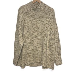 J. Jill Pure Jill 2X Pullover Chunky Knit Neutral Relaxed Fit Sweater Plus Size